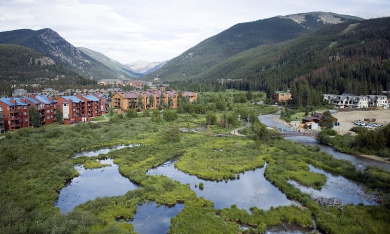 Keystone summer scenery