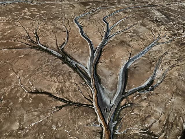 Aerial view of Edwards river system