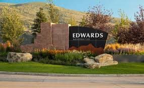 Edwards welcome sign